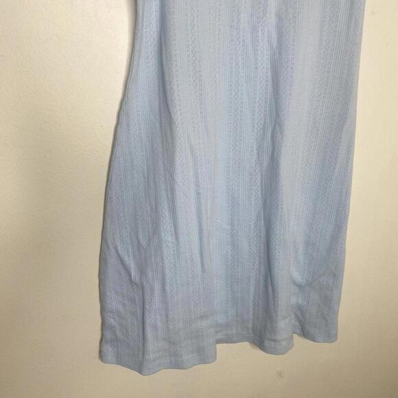 PINK K Kmart Blue Lightweight Knit Mini Pajama Dress Size Medium - Picture 3 of 12